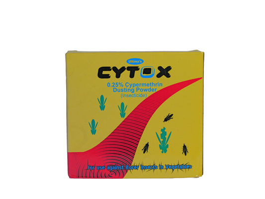 Cytox Insecticide (Cypermethrin 0.25% Dusting Powder) | For Borer Control in Vegetables