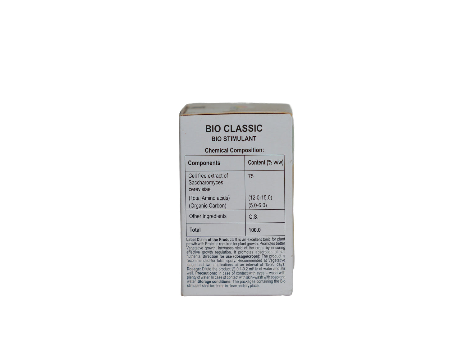 Bio Classic Bio Stimulant | Amino Acid Based Plant Growth Promoter for Higher Yield & Stronger Crops