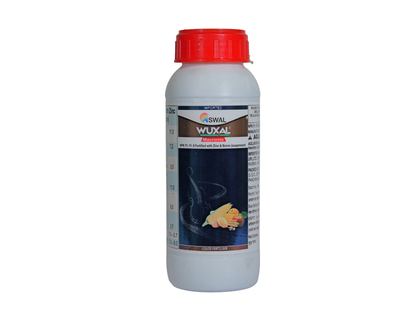 WUXAL Macromix Liquid Fertilizer NPK 11:11:8 + Zinc & Boron | Crop Growth Booster for Fruits & Vegetables
